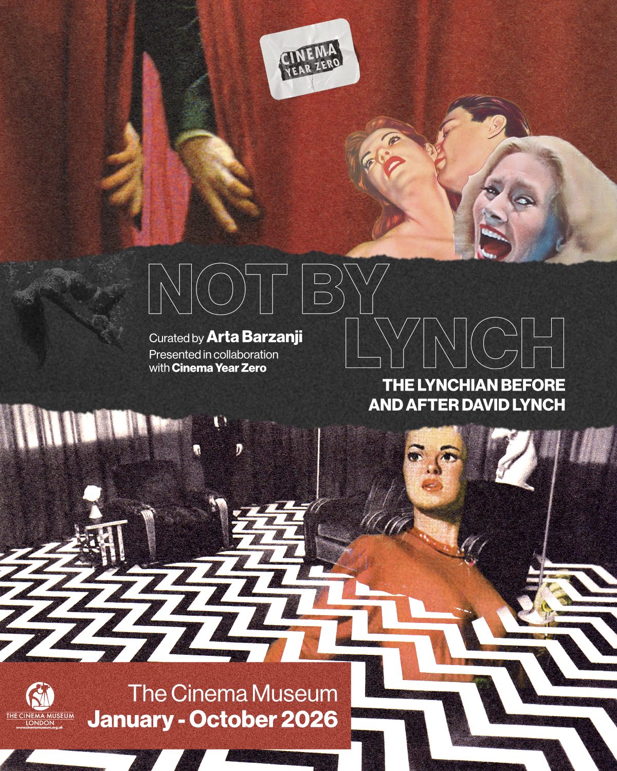 Not By Lynch season poster, The Cinema Museum, 2026.